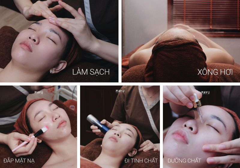 Quy trình chăm sóc da chuẩn y khoa tại Mayu spa